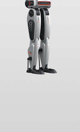 Self-developed straight-knee gait